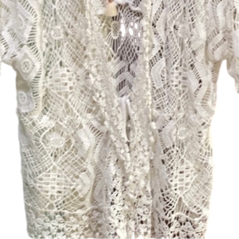 Johnny Was Jami crochet jacket NWT RARE - Picture 5 of 8